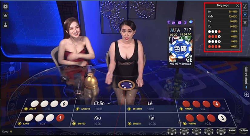 Không thể sử dụng app hack khi đang live casino trực tiếp